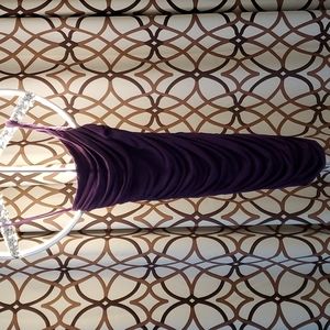 BCBG MaxAzria one shoulder dark purple dress. Size XS